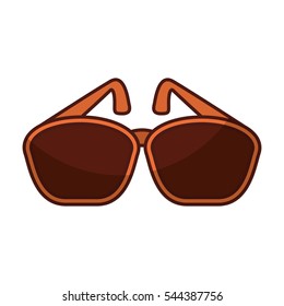 sunglasses accessory isolated icon vector illustration design