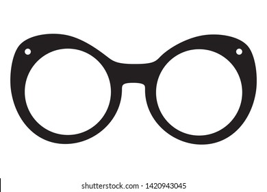 sunglasses accessory on white background vector illustration