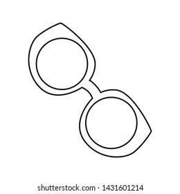 sunglasses accessory on white background