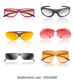 sunglasses accessory vector illustration isolated on white background
