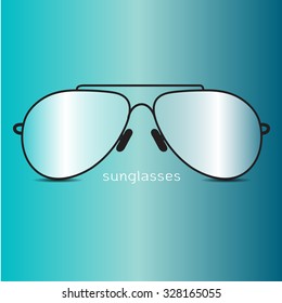 sunglasses, background illustration
