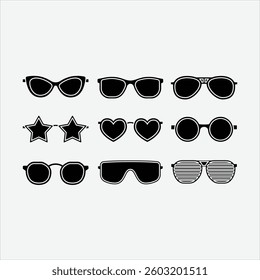 Sunglasses best design vector EPS file