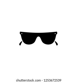 Sunglasses black Icon on white background.vector