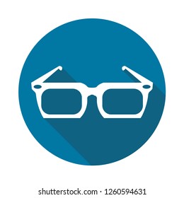 Sunglasses black Icon on white background.Simple design style.vector illustration