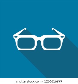 Sunglasses black Icon on white background.Simple design style.vector illustration