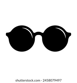 Sunglasses black icon. Vector illustration, EPS10
