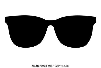 SUNGLASSES, BLACK SILHOUETTE, GRAPHIC RESOURCE