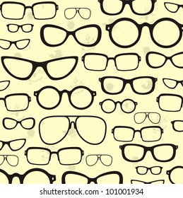 sunglasses collection - vector