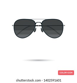 Sunglasses color flat icon for web and mobile design