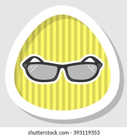 Sunglasses colorful icon