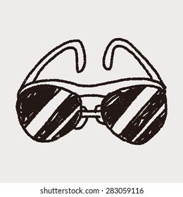 sunglasses doodle