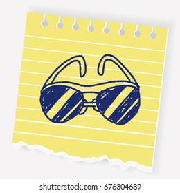 sunglasses doodle