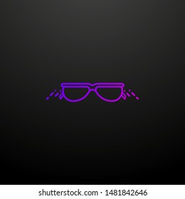 Sunglasses dusk style nolan icon. Elements of summer holiday and travel set. Simple icon for websites, web design, mobile app, info graphics