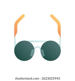 Gafas de sol. Icono de Vector editable, coloreado.