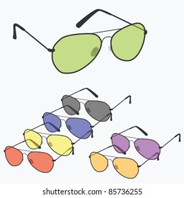 Sunglasses. EPS10