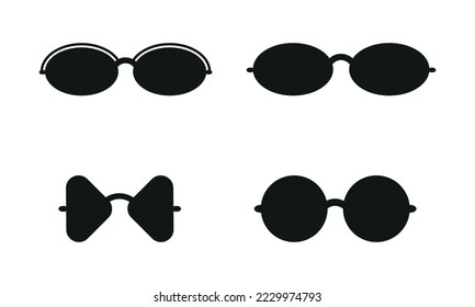 Sunglasses or eyeglasses icon vector design.