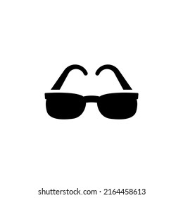 Sunglasses, Eyeglasses, Sun Glasses. Flat Vector Icon illustration. Simple black symbol on white background. Sunglasses, Eyeglasses, Sun Glasses sign design template for web and mobile UI element.