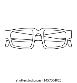 Sunglasses fashion accesory isolated symbol vector illustration graphic design