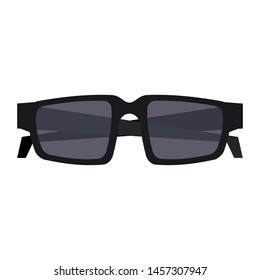 Sunglasses fashion accesory isolated symbol