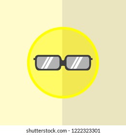 sunglasses flat design vector