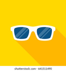 Sunglasses flat design vector illustration