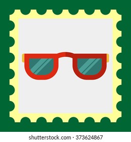 Sunglasses flat icon
