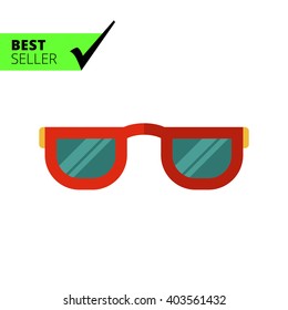 Sunglasses flat icon
