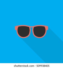 sunglasses flat icon illustration isolated vector sign symbol 