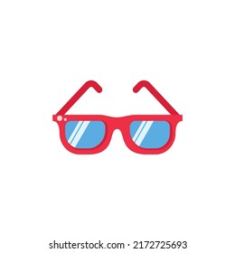 Sunglasses Flat Icon - Summer Season Icon Vector Illustration