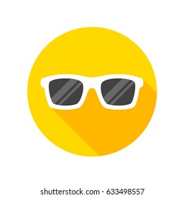 Sunglasses Flat Icon Vector