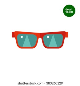 Sunglasses flat icon(2)