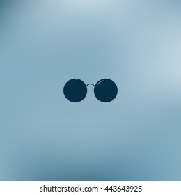 Sunglasses - flat style stock vector icon illustration