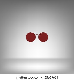 Sunglasses - flat style stock vector icon illustration