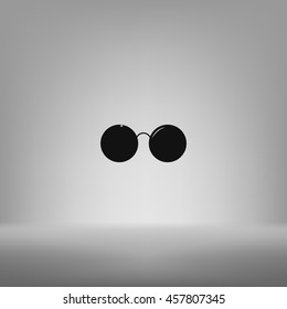 Sunglasses - flat style stock vector icon illustration