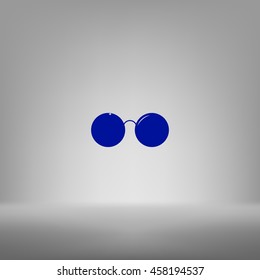 Sunglasses - flat style stock vector icon illustration
