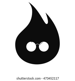 Sunglasses - flat style stock vector icon illustration