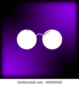 Sunglasses - flat style stock vector icon illustration