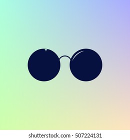 Sunglasses - flat style stock vector icon illustration