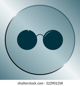 Sunglasses - flat style stock vector icon illustration