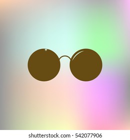 Sunglasses - flat style stock vector icon illustration