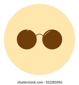 Sunglasses - flat style stock vector icon illustration