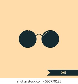 Sunglasses - flat style stock vector icon illustration