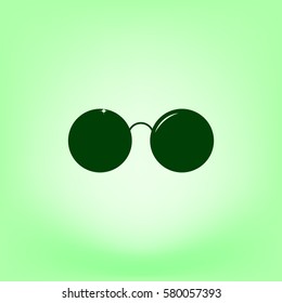 Sunglasses - flat style stock vector icon illustration