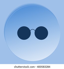 Sunglasses flat style vector illustration