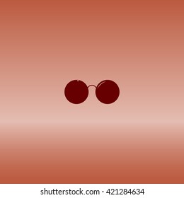 Sunglasses flat style vector illustration