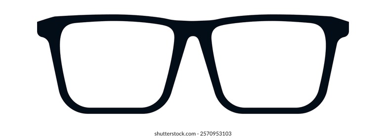 Sunglasses frame vector. Sunglasses icon black