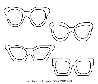 Sunglasses Goggles Shades Vector Art