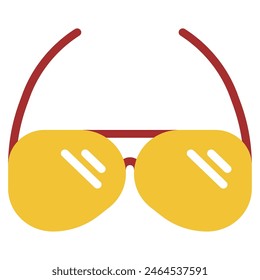 Sunglasses Holiday travel object illustration