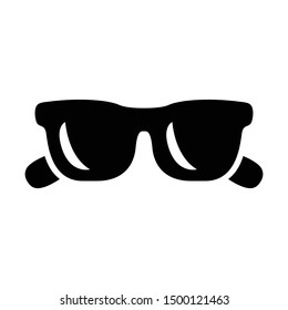 Sunglasses Icon in Black Color