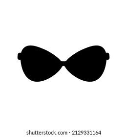 Sunglasses icon design template illustration vector
